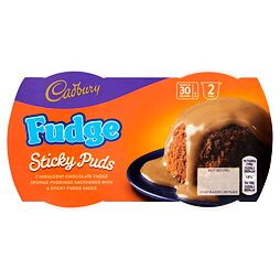 Cadbury Fudge Sticky Puds 2x95 g