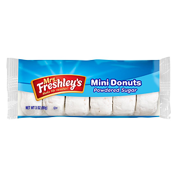 Mrs. Freshley's Mini donuty obalené v cukrovém prášku 85 g