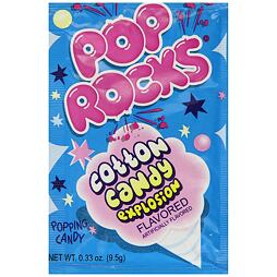 Pop Rocks bursting candies with cotton candy flavor 9.5 g
