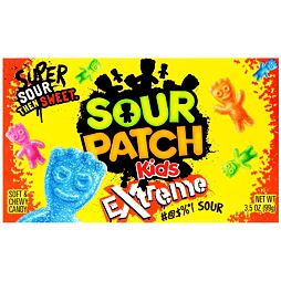 Sour Patch Kids Extreme sour gummy candies with fruit flavors 99 g