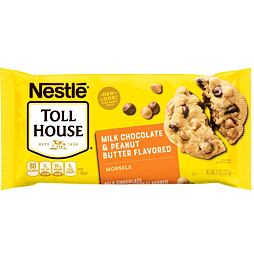 Nestlé Toll House kousky s příchutí mléčné čokolády a arašídového másla 311 g