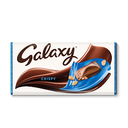 Galaxy Crispy mléčná čokoláda s cereálními kousky 102 g