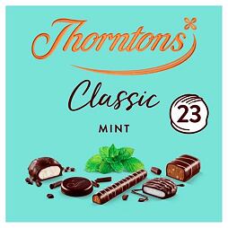 Thorntons výběr hořkých čokolád plněných mátovým krémem 233 g