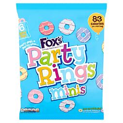 Fox's Party Ring minis křupavé sušenky 6 x 21 g