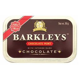 Barkleys dražé s příchutí čokolády a máty 50 g