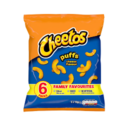 Cheetos Cheese Puffs kukuřičný snack s příchutí sýru 6 x 13 g