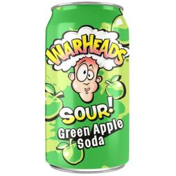 Warheads sycený nápoj s příchutí zeleného jablka 355 ml