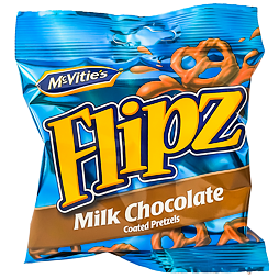 Flipz McVitie's milk chocolate pretzels 39 g