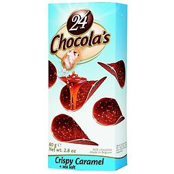 Chocola's čokoládové lupínky s karamelem a mořskou solí 80 g