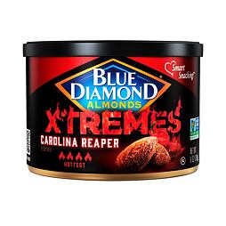 Blue Diamond Xtremes pálivé mandle s příchutí Carolina Reaper chilli papričky 170 g