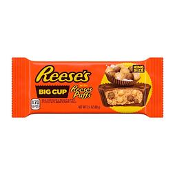 Reese's chocolate cup filled with peanut butter with pieces of cereal balls 68 g