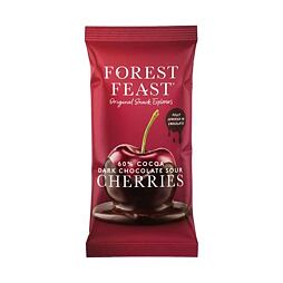Forest Feast sour cherries in dark chocolate 40 g
