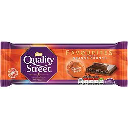 Quality Street milk chocolate with orange filling with sugar pieces 84 g