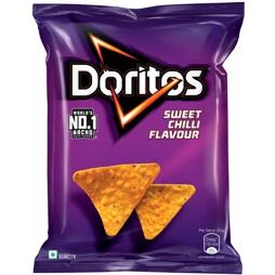 Doritos corn chips with sweet chili flavor 100 g