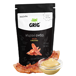 Grig dried crickets with bacon and mustard flavor 20 g