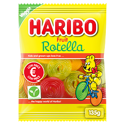 Haribo jelly candies in the shape of snails 135 g
