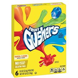 Betty Crocker Gushers candies with tropical fruit flavor 136 g