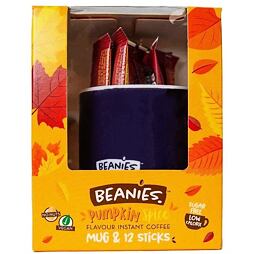 Beanies mug and instant coffee with pumpkin spice flavor 12 x 2 g