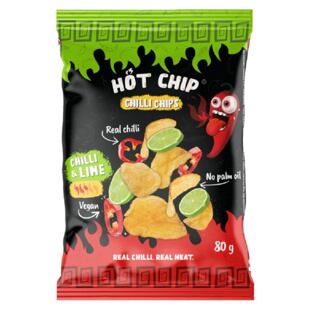 Hot Chip chips with lime and chili pepper flavor 80 g