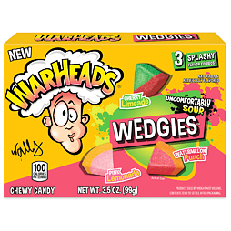 Warheads Wedgies Sour Gummies with Fruit Flavors 99g