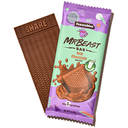 Feastables MrBeast mléčná čokoláda 60 g