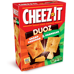 Cheez-It Duoz crackers with cheddar and parmesan flavor 351 g