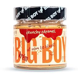 BIG BOY® Crunchy Caramel - Arašídový krém s rýžovými kousky a s příchutí slaného karamelu 200 g