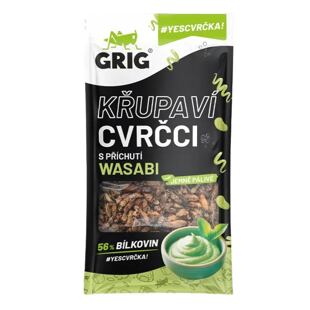 Grig sušení cvrčci s příchutí wasabi 13 g