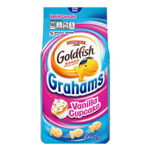 Goldfish grahamové krekry s příchutí vanilkového cupcaku 187 g