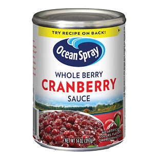 Ocean Spray brusinkové pyré s celými brusinkami 397 g