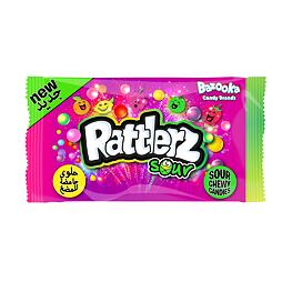 Bazooka Rattlerz kyselé žvýkací bonbony s příchutí ovoce 40 g