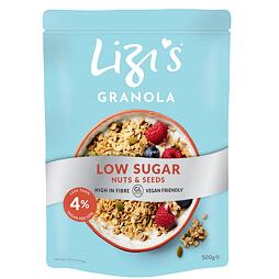 Lizi's granola s ořechy s nízkým obsahem cukru 500 g