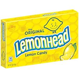 Lemonhead bonbonky s příchutí citronu 142 g