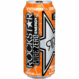 Rockstar energetický nápoj bez cukru s příchutí mandarinky a pomeranče 473 ml