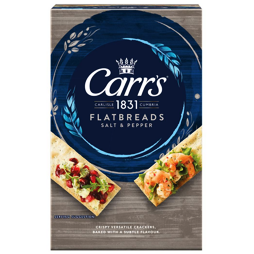 Carr's Flatbread krekry se solí a pepřem 150 g