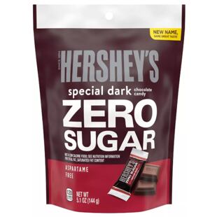 Hershey's mini hořké čokoládky bez cukru 144 g