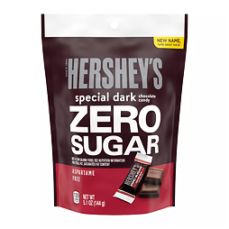 Hershey's mini hořké čokoládky bez cukru 144 g