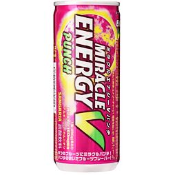 Sangaria Miracle Energy-V energetický nápoj s příchutí ovocného punče 250 ml