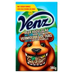 Venz Bear směs posypek z mléčné čokolády s příchutí vanilky 380 g