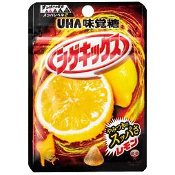 UHA extrémně kyselé gumové bonbony s příchutí citronu 20 g