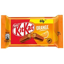 Kit Kat čokoládové tyčinky s příchutí pomeranče 41,5 g PM