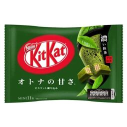 Kit Kat mini oplatky z bílé čokolády s příchutí zeleného čaje matcha 124,3 g