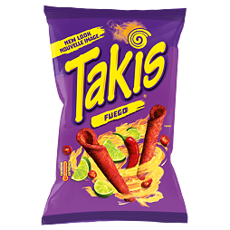 Takis Fuego lime & chilli corn tortilla chips 90 g