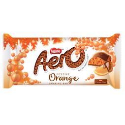 Nestlé Aero mléčná čokoláda s příchutí pomeranče 90 g