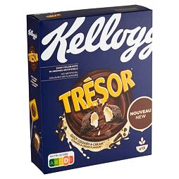 Kellogg's Trésor cereals with a cookies and cream flavor filling 410 g