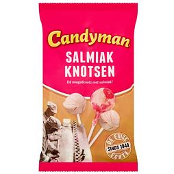Candyman lékořicová lízátka se salmiakem 140 g