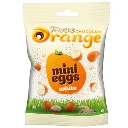 Terry's white chocolate eggs with orange flavor in a sugar shell 80 g