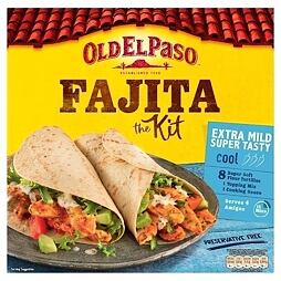 Old El Paso Extra mild Fajitas set 476 g