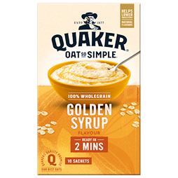 Quaker Oats So Simple Golden Syrup 10s 360 g