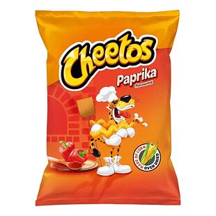 Cheetos kukuřičné křupky s příchutí papriky 130 g